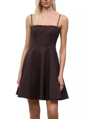 STAUD | Dresses | Staud Sur Sweetheartneck Denim Mini Dress Size 2